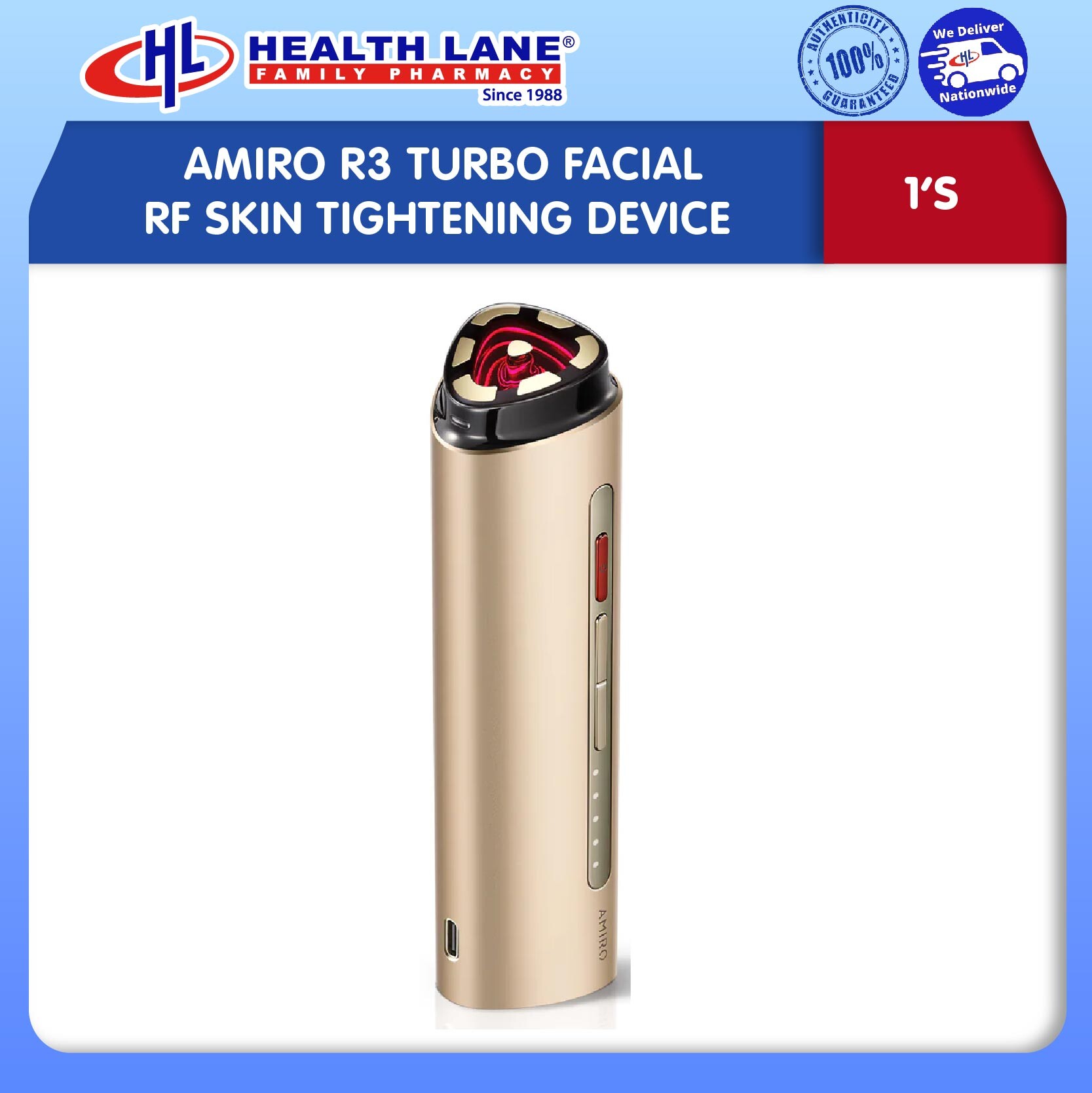 AMIRO R3 TURBO FACIAL RF KULIT TIGHTENING DEVICE 